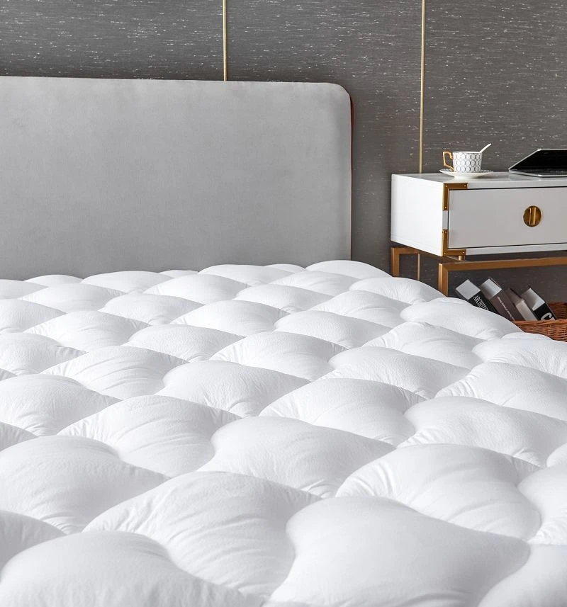 500gsm Polyester Fiber Filled Mattress Topper best