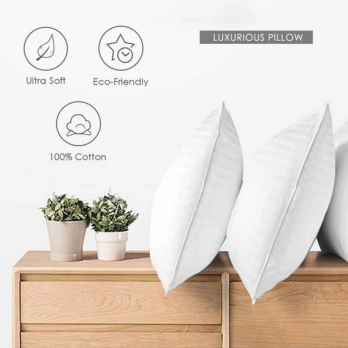 Cotton Jacquard Goose Down Pillow suppliers