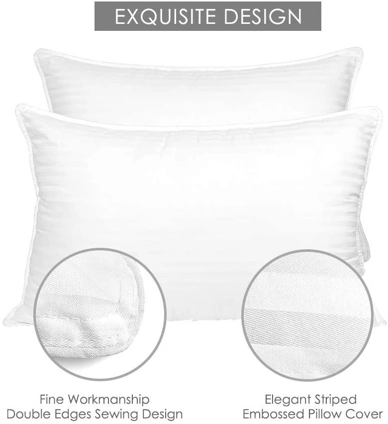 Cotton Jacquard Goose Down Pillow best
