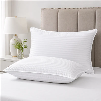 Cotton Jacquard Goose Down Pillow