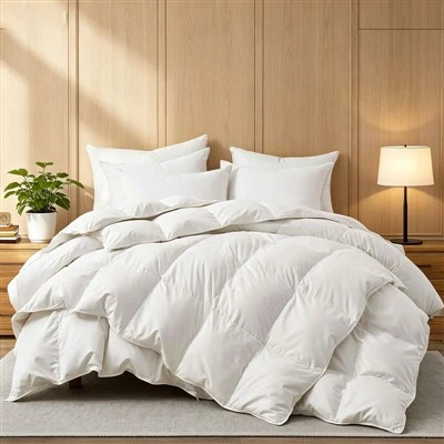 4-Season Goose Down Comforter Quilt