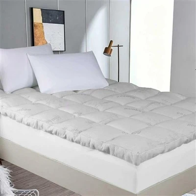 Thick 800gsm Bamboo Fiber Mattress Topper