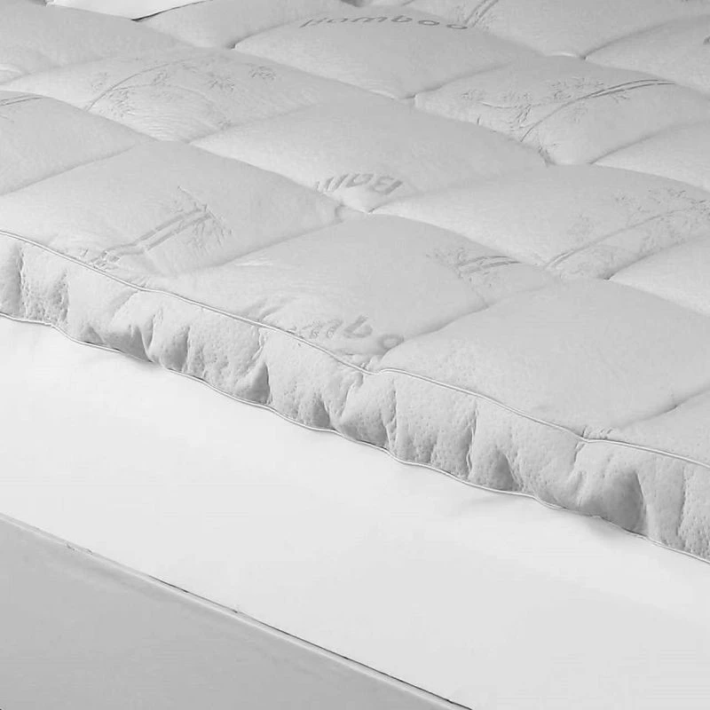 Thick 800gsm Bamboo Fiber Mattress Topper factory