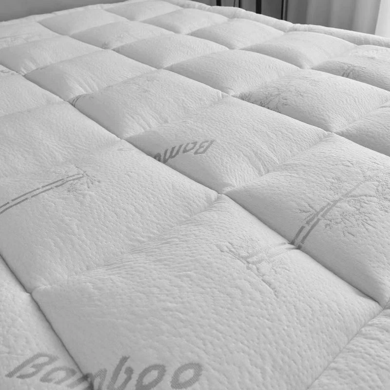 Thick 800gsm Bamboo Fiber Mattress Topper suppliers