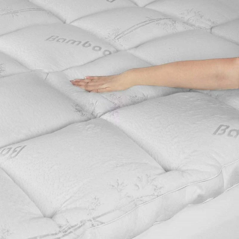 Thick 800gsm Bamboo Fiber Mattress Topper best